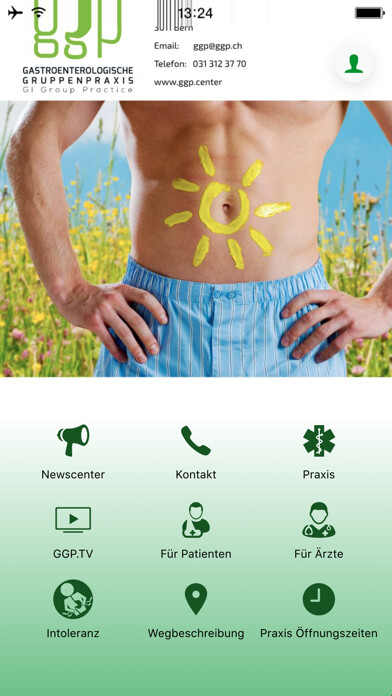 Emulate iPhone app GGP Bern using MyAndroid Emulate iPhone app GGP Bern using MyAndroid