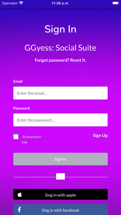 Emulate iPhone app GGyess Social Suite using MyAndroid Emulate iPhone app GGyess Social Suite using MyAndroid