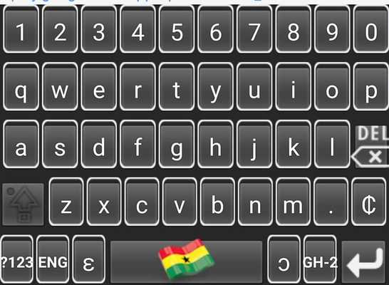 Emulate Android APK Ghana Localized Keyboard