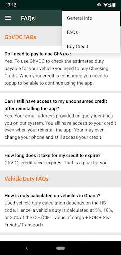 Run android online APK Ghana Vehicle Duty Checker from MyAndroid or emulate Ghana Vehicle Duty Checker using MyAndroid