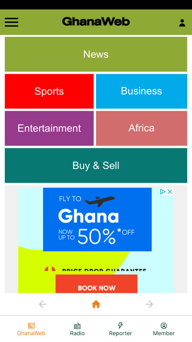 Emulate iPhone app GhanaWeb using MyAndroid Emulate iPhone app GhanaWeb using MyAndroid