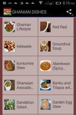 Emulate Android APK GHANIAN DISHES
