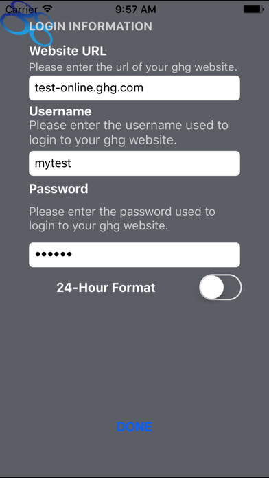 Emulate iPhone app GHG Mobile Webclock using MyAndroid Emulate iPhone app GHG Mobile Webclock using MyAndroid