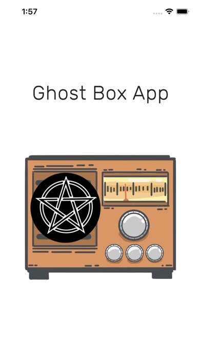 Emulate iPhone app Ghost Box - EMF Detector using MyAndroid