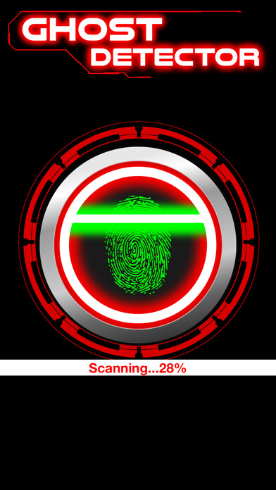 Emulate iPhone app Ghost Detector - Ghost Finder Fingerprint Scanner using MyAndroid