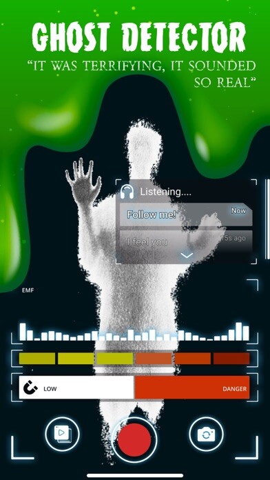 Emulate iPhone app Ghost Detector - Spirit Box using MyAndroid Emulate iPhone app Ghost Detector - Spirit Box using MyAndroid