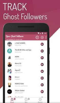 Emulate Android APK Ghost Followers  Unfollowers