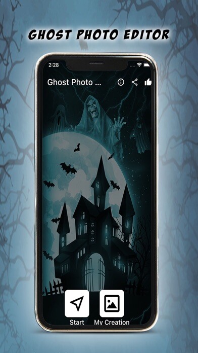 Emulate iPhone app Ghost in Photo - Scary Pranks using MyAndroid Emulate iPhone app Ghost in Photo - Scary Pranks using MyAndroid