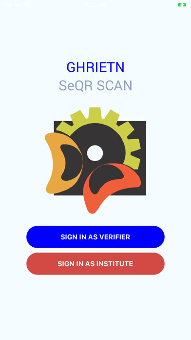 Emulate iPhone app GHRIETN SeQR Scan using MyAndroid