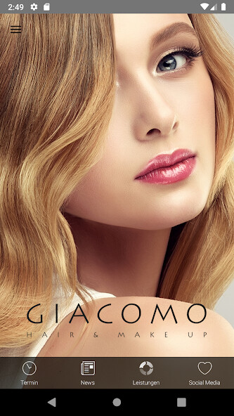Run android online APK Giacomo Hair  Make Up from MyAndroid or emulate Giacomo Hair  Make Up using MyAndroid