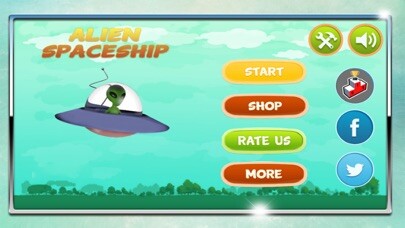 Emulate iPhone app Giant Alien Spaceship – A Modern Air Combat to Save Mother Earth From Pollution using MyAndroid