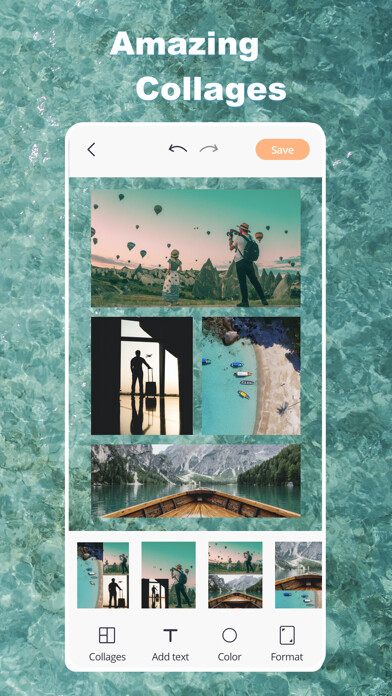 Emulate iPhone app Giant Collage: Story Maker using MyAndroid