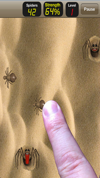 Emulate iPhone app Giant Desert Spiders using MyAndroid