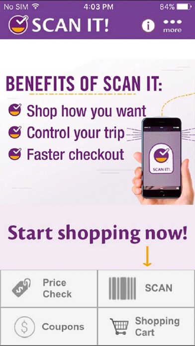 Emulate iPhone app Giant Food SCAN IT! Mobile using MyAndroid Emulate iPhone app Giant Food SCAN IT! Mobile using MyAndroid