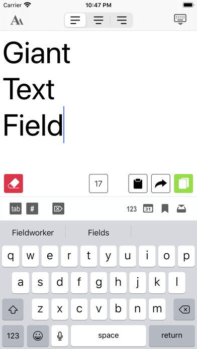 Emulate iPhone app Giant Text Field using MyAndroid Emulate iPhone app Giant Text Field using MyAndroid