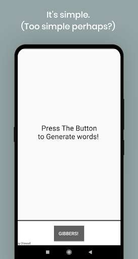 Run android online APK Gibbers - Random Gibberish Generator from MyAndroid or emulate Gibbers - Random Gibberish Generator using MyAndroid