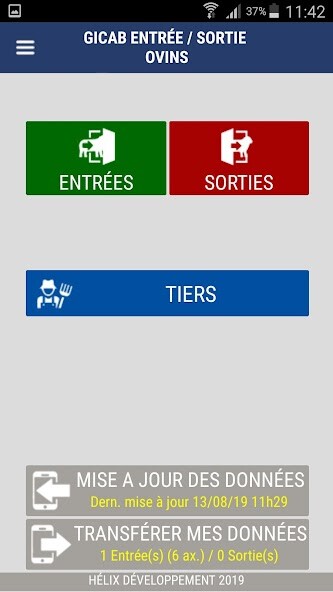 Run android online APK Gicab Entrée/Sortie Ovins from MyAndroid or emulate Gicab Entrée/Sortie Ovins using MyAndroid