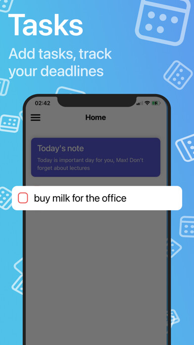 Emulate iPhone app Gicco — to do list and planner using MyAndroid