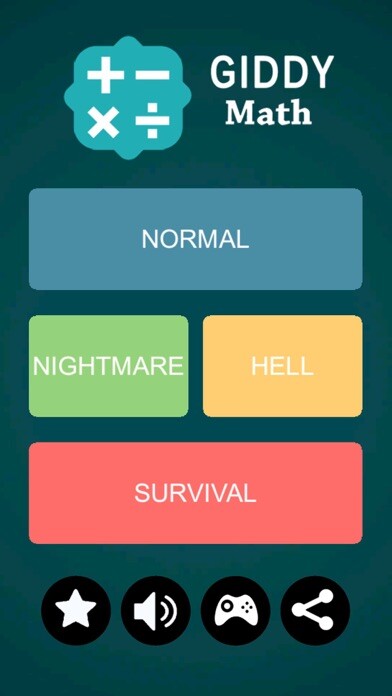 Emulate iPhone app Giddy Math using MyAndroid
