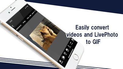 Emulate iPhone app GIF Converter - video to GIF using MyAndroid