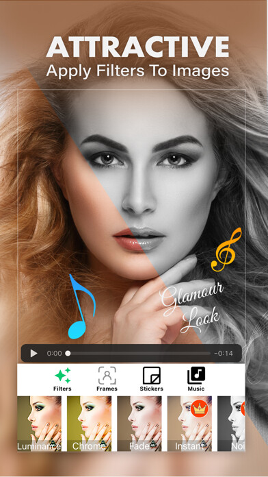 Emulate iPhone app Gif Editor & Photo Video Maker using MyAndroid