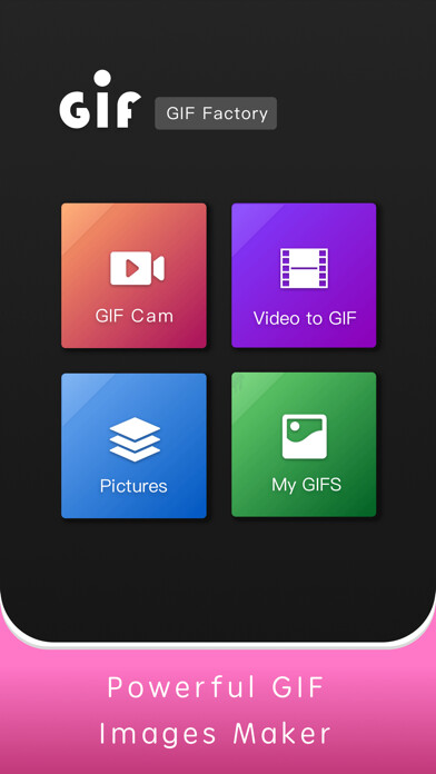 Emulate iPhone app Gif Factory - Video to Gif using MyAndroid