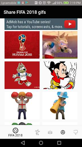 Run android online APK Gif for Football from MyAndroid or emulate Gif for Football using MyAndroid