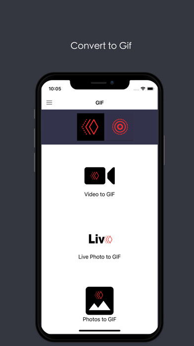 Emulate iPhone app Gifive using MyAndroid