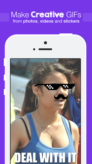 Emulate iPhone app GifLab Free Gif Maker- Add inventive stickers to depict hilarious moments using MyAndroid Emulate iPhone app GifLab Free Gif Maker- Add inventive stickers to depict hilarious moments using MyAndroid
