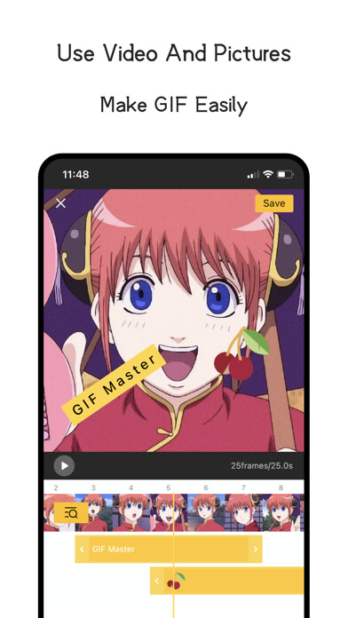 Emulate iPhone app GIF Make - GIF Master & helper using MyAndroid