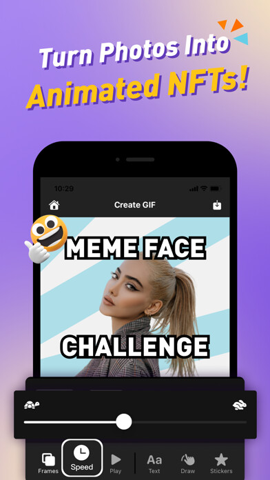 Emulate iPhone app GIF Maker - Animated NFT using MyAndroid Emulate iPhone app GIF Maker - Animated NFT using MyAndroid