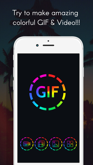 Emulate iPhone app GIF maker with video to GIF and photos to GIF Animated gif maker using MyAndroid