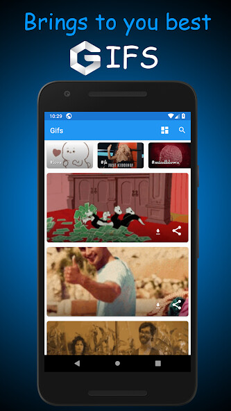 Run android online APK Gifs (Text Stickers) from MyAndroid or emulate Gifs (Text Stickers) using MyAndroid