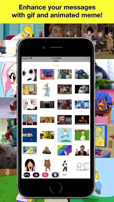 Emulate iPhone app Gif Stickers Pro using MyAndroid Emulate iPhone app Gif Stickers Pro using MyAndroid