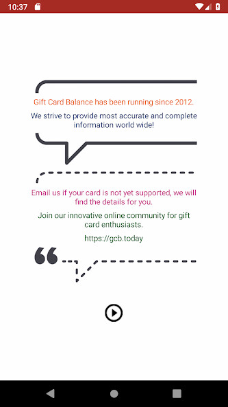 Run android online APK Gift Card Balance Pro from MyAndroid or emulate Gift Card Balance Pro using MyAndroid Run android online APK Gift Card Balance Pro from MyAndroid or emulate Gift Card Balance Pro using MyAndroid
