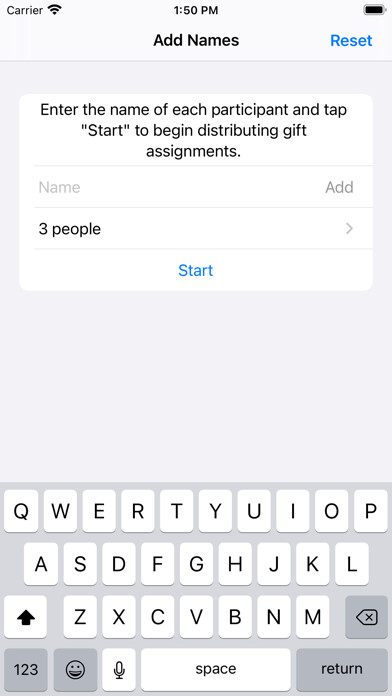 Emulate iPhone app Gift Exchange Generator using MyAndroid Emulate iPhone app Gift Exchange Generator using MyAndroid