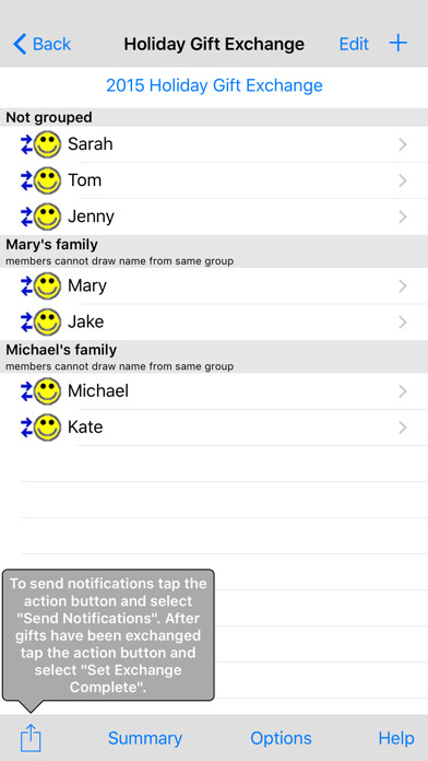 Emulate iPhone app Gift Exchange Lite using MyAndroid Emulate iPhone app Gift Exchange Lite using MyAndroid