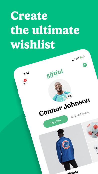 Emulate iPhone app Giftful using MyAndroid