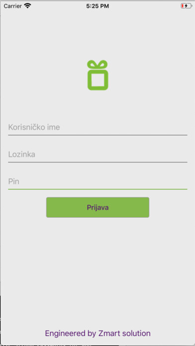 Emulate iPhone app GiftOnCard Terminal using MyAndroid