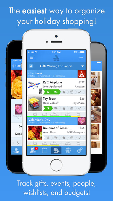 Emulate iPhone app GiftPlanner using MyAndroid