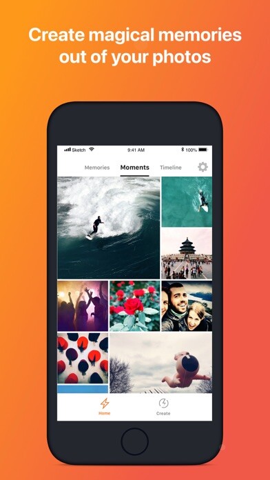 Emulate iPhone app Giftr - GIF Maker using MyAndroid
