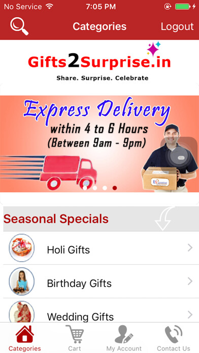 Emulate iPhone app Gifts2Surprise using MyAndroid Emulate iPhone app Gifts2Surprise using MyAndroid