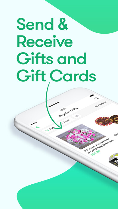 Emulate iPhone app GiftsApp - Gifts & Gift Cards using MyAndroid