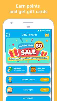 Emulate Android APK GiftyRewards- earn free gift rewards via PayPal Emulate Android APK GiftyRewards- earn free gift rewards via PayPal