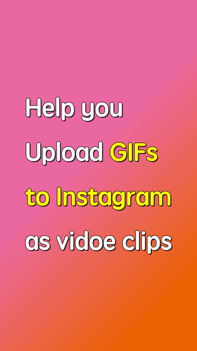 Emulate iPhone app GIF Upload for Instagram using MyAndroid