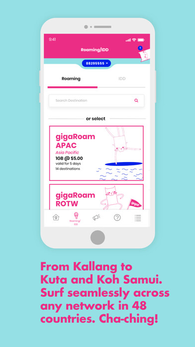 Emulate iPhone app giga! Best Telco in an App using MyAndroid Emulate iPhone app giga! Best Telco in an App using MyAndroid