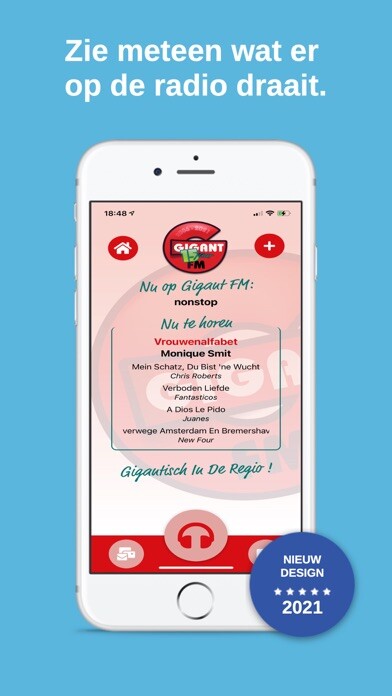 Emulate iPhone app Gigant FM using MyAndroid
