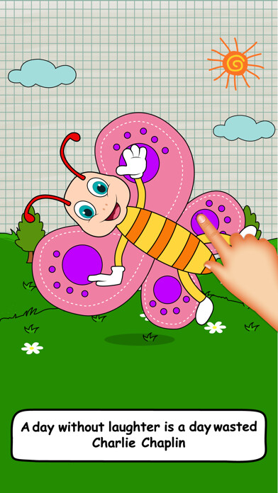 Emulate iPhone app Giggling Time- Toddler First Game Touch & Laugh using MyAndroid