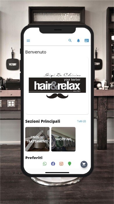 Emulate iPhone app Gigi de Chirico hair and relax using MyAndroid