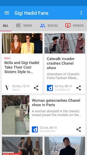 Run android online APK Gigi Hadid Fan Club: News and Updates from MyAndroid or emulate Gigi Hadid Fan Club: News and Updates using MyAndroid